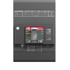 Wyłącznik mocy ABB XT3N 250 TMD 250-2500 3P FF 1SDA068059R1 – 250A, 36kA, termomagnetyczny