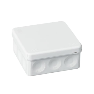 Puszka instalacyjna ABB AP9 2TKA140012G1 – 86×86 mm, biała, IP65