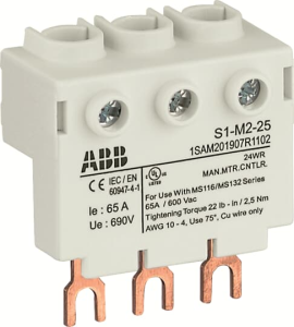 ABB;  Blok zasilający S1-M2-25