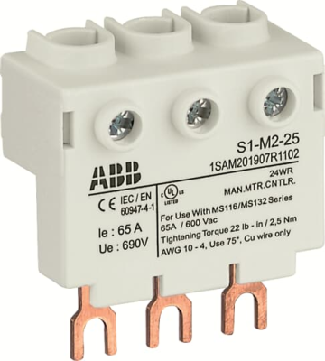 ABB;  Blok zasilający S1-M2-25