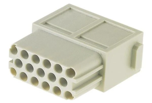 HARTING ; 09 14 017 3101 Wkład gniazd Han DDD 17 Mod Bu-c 10A
