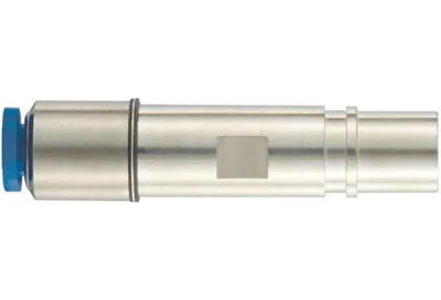 HARTING ; 09 14 000 6454 Kontakt pneumatyczny, Bez odcięcia, Prosty, Żeński, Mosiądz