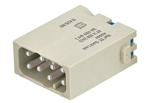HARTING ; 09 14 008 2633 Złącze męskie Han 8 Mod-M-QL  Quick Lock
