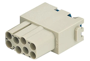 HARTING ; 09 14 008 2733 Złącze żeńskie Han 8 Mod-F-QL Quick Lock