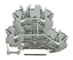 2002-2208 Złączka 2-piętrowa 4x2,5mm2 SZARA