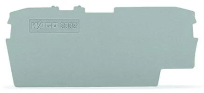 2002-1691 Płytka końcowa 1mm SZARA