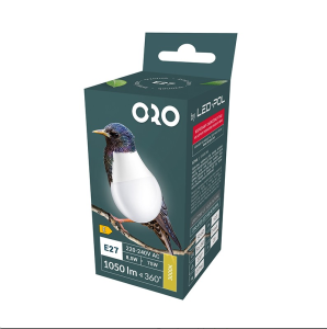 Żarówka LED E27 G60 8,5W 1050lm Barwa Ciepła ATOS