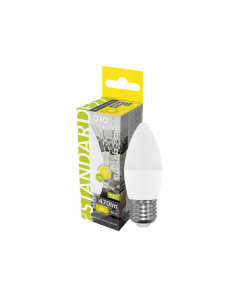 Lampa LED 230V E27 6W 470lm TOTO Barwa Ciepła Świeczka