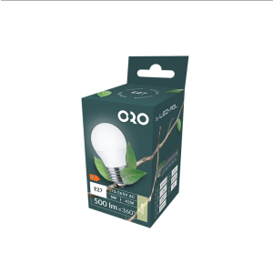 Lampa LED 230V E27 5W 470lm TOTO dzienna  Kulka