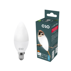  Żarówka LED E14 5W 500Lm TOTO świeczka CW