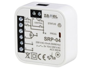 EXTA SRP-04 Sterownik rolet, uniwersalny dopuszkowy, przewodowy