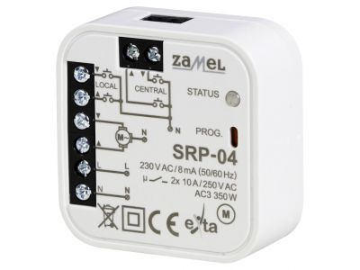 EXTA SRP-04 Sterownik rolet, uniwersalny dopuszkowy, przewodowy