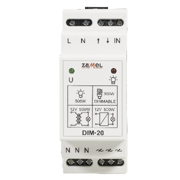 EXTA DIM-20 Ściemniacz 230V AC 40-500V