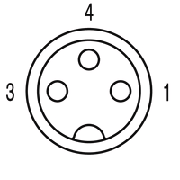 SAIL-M8BW-3-3.0U PUR Przewód 3m Gniazdo M8/3P kątowe 1
