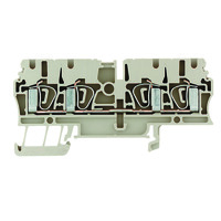 Weidmuller ; ZDU 2.5/4AN Złączka sprężynowa 4x2,5mm2 BEŻOWA