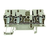 Weidmuller ; ZDU 2.5/3AN Złączka sprężynowa 3x2,5mm2 BEŻOWA