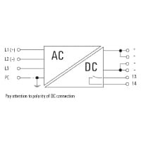 Weidmuller ; PRO ECO3 480W 24V DC 20A Zasilacz 3F 400/500V AC 1