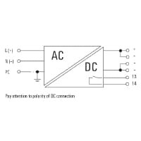 Weidmuller ; PRO ECO 120W 24V DC 5A Zasilacz 1F 100...240V AC
 2