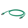 Weidmuller ; IE-C6FP8LG0030M40M40-G Kabel Patch, RJ45 IP 20, RJ45 IP 20, Cat.6A / Klasa EA (ISO/IEC 11801 2010), LSZH, 3 m /ZIELONY/