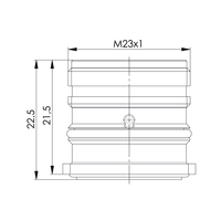 Weidmuller ;SAIE-M23-S-VW Obudowa pulpitowa M23 1