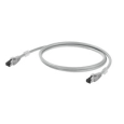 Weidmuller ; E-C6FP8LD0005M40M40-D Kabel Patch, RJ45 IP 20, RJ45 IP 20, Cat.6A / Klasa EA (ISO/IEC 11801 2010), LSZH, 0.5 m /SZARY/