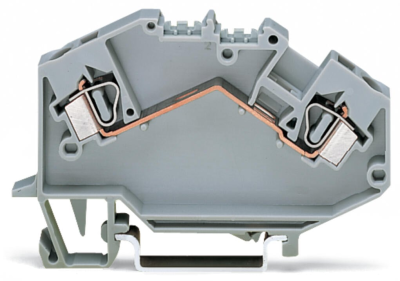 781-601 Złączka 2-przewodowa 4 mm2 szara