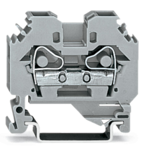282-101 Złączka 2-przewodowa 6 mm2 szara