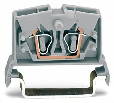 264-711 Złączka 2x2,5mm2 MINI SZARA