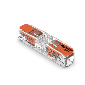 221-2411  Złączka przelotowa 2-przewodowa 4mm2 (op.60szt.) 